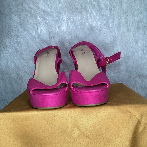 Hot Pink Platform Wedge - Picture 5 of 6